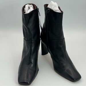 Sarto by Franco Sarto Flexa Black Leather Ankle Boots NEW 8.5